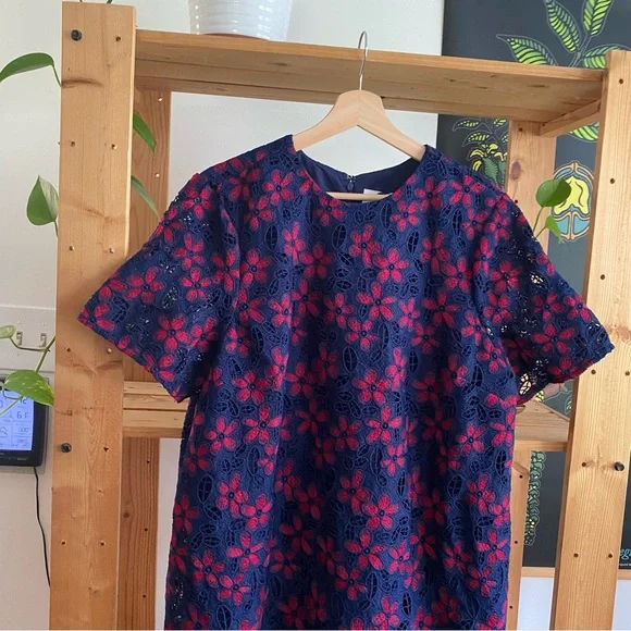 Tuckernuck Pomander Place Midnight Floral Lace Seraphina Midi Dress - Picture 10 of 16